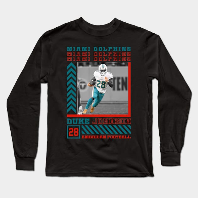 DUKE JOHNSON Long Sleeve T-Shirt by hackercyberattackactivity